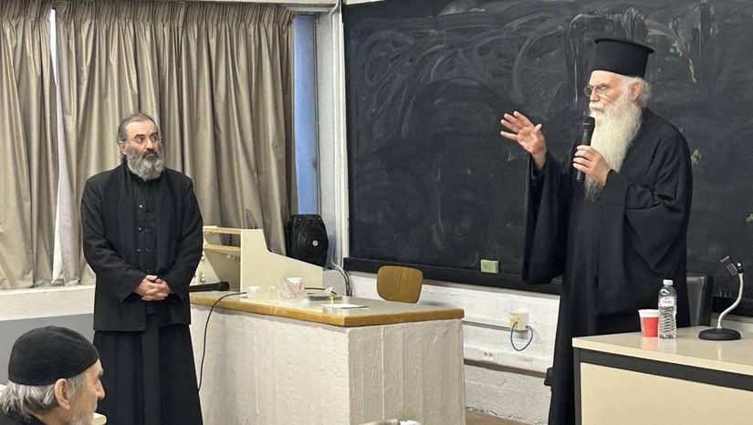 ΟΜΙΛΙΑ ΤΟΥ ΣΕΒΑΣΜΙΩΤΑΤΟΥ ΜΗΤΡΟΠΟΛΙΤΟΥ ΜΕΣΟΓΑΙΑΣ ΚΑΙ ΛΑΥΡΕΩΤΙΚΗΣ Κ. ΝΙΚΟΛΑΟΥ ΣΤΗ ΘΕΟΛΟΓΙΚΗ ΣΧΟΛΗ ΑΘΗΝΩΝ ( Δελτίο Τύπου και Πολυμέσα)