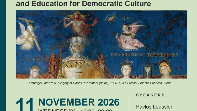 Διεθνές εργαστήριο με τίτλο «Christianity and Democracy: Historical Legacies, Contemporary Challenges, and Education for Democratic Culture» - [11.11.2026]