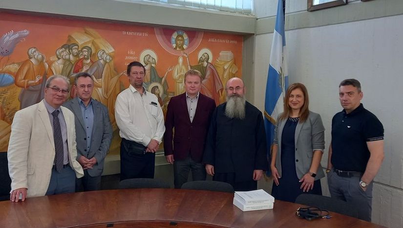 Eπίσκεψη εκπροσώπων της Σχολής Θεολογίας και Φιλοσοφίας του Πανεπιστημίου του Tartu Εσθονίας στη Θεολογική Σχολή Αθηνών.